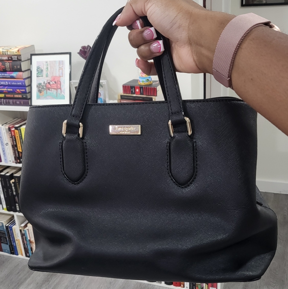 Kate Spade Black Saffiano Leather Satchel